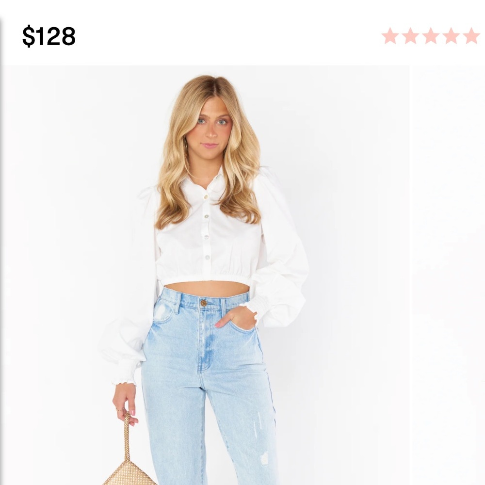 Show Me Your MuMu Count On Me Collared Top